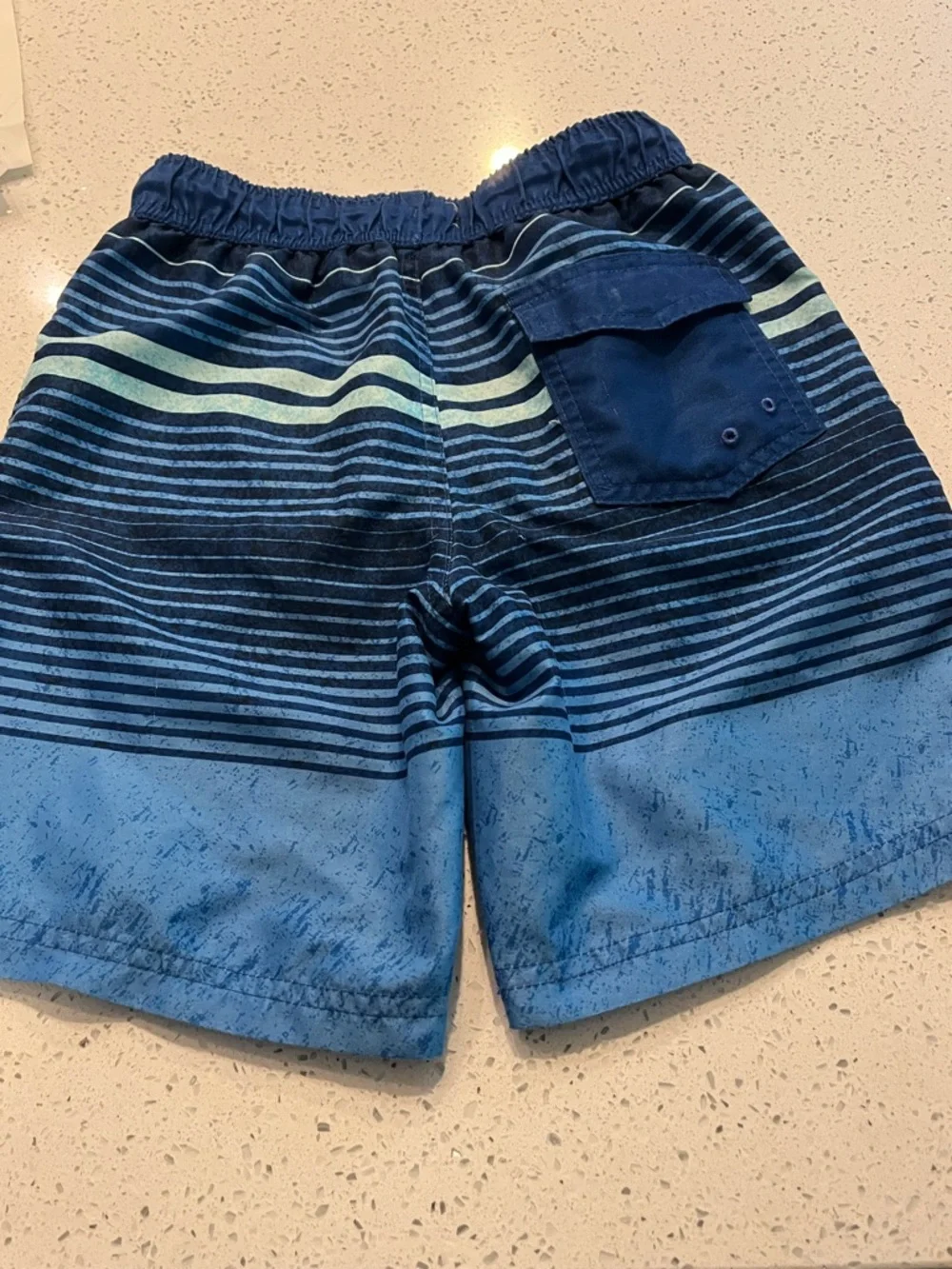 Hurley, Ocean Coast, & Wonder Nation Boys' Multi-Stripe Board Shorts Trio - Picture 11 of 14
